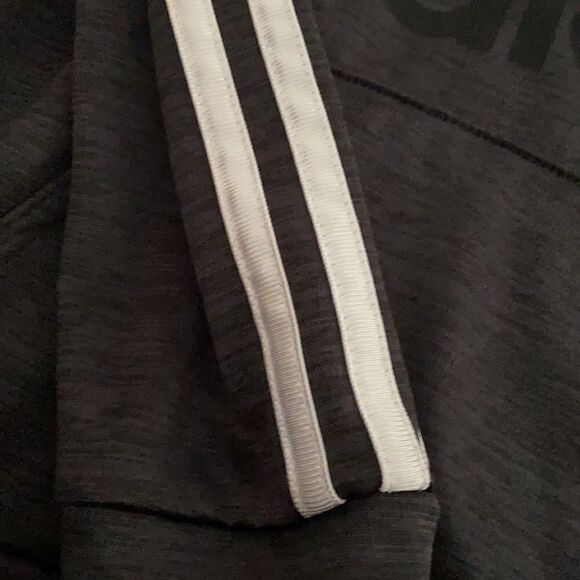 Adidas Boys Front Pocket Hooded Sweatshirt - Picture 5 of 6